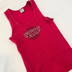 Amethyst Jeans Ribbed Tank